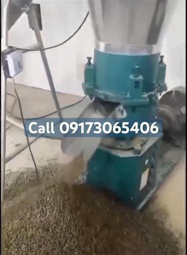 Pellet machine with suction pipe actual demo 4 feed #machine #agriculture #trending #feedmachinery