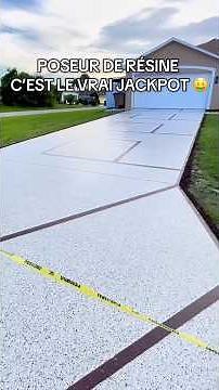Réalisation d’un sol en résine epoxy #sol #resine #epoxy #chantier #artisan