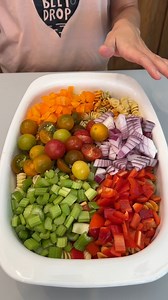 2.1K views · 5 comments | new favorite pasta salad made with tri-colored rotini, bacon, veggies and a special dressing, this pasta is a yummy favorite! thanks for watching! this video was produced by Network Media and Jacky P | Jacky and Olivia’s Kitchen | Facebook