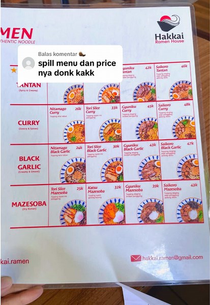 Hakkai Ramen: Menu Selection dan Review