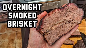 How to Smoke a Brisket Overnight