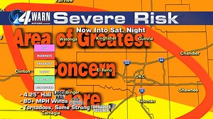 4PM Saturday UPDATE: Latest on our PM Saturday risk of Supercells. OKC Metro peak threat time looks to be 7PM to 11PM this evening. Storms will move SSE. Review your plan and be prepared to protect your property folks. Mike #okwx 5.24.25 | KFOR-TV