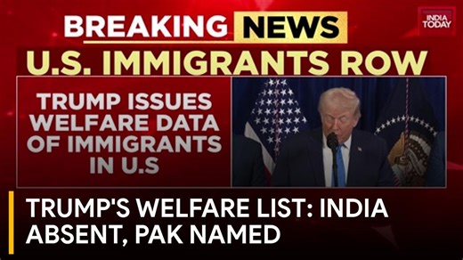 Trump issues immigrant welfare list: Pakistan, China named, India absent