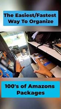The FASTEST Way to Handle Amazon Packages, Every Driver Needs This Package Hack! 📦 #amazon