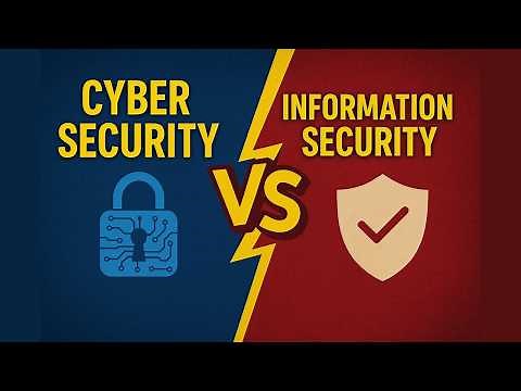 Cyber Security vs Information Security | What's the Difference?