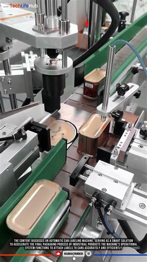 Innovation Can Labeling: Automatic Precision, High-Speed Packaging, Industrial Efficiency #tech