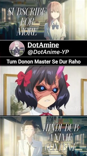 Tum Donon Master Se Dur Raho | Hindi dub | Let This Grieving Soul Retire! | #shorts #anime