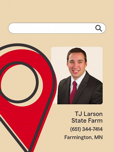 Look familiar? We’re just around the corner and ready to help you with your insurance coverage. | TJ Larson - State Farm Agent