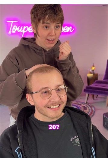 Hair loss can really get you early 🥺 #toupee #hair #bald #hairsystem #sandiego