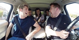 One Direction Does Carpool Karaoke with James Corden (Video)