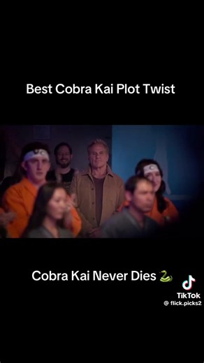 Flick Picks. 2025o2 24c plays] Best Cobra Kai plot twist! Perfect way to bring the series to an end. Cobra Kai never dies! #cobrakail#sekaítaikaiever Dies #johnnylawerence #daniellarusso #torynichols
