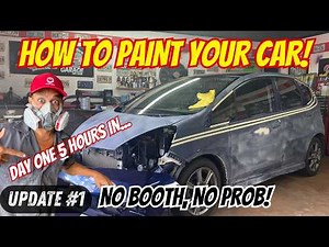How To Paint a Car at Home Like a Pro — No Booth Needed! (Update 1)
