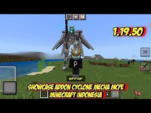 Showcase Addon Cyclone Mecha MCPE Minecraft Indonesia