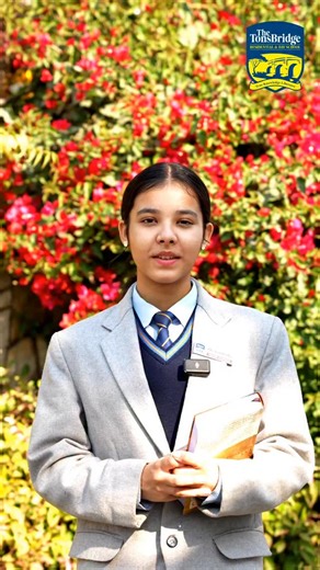 The TonsBridge School on Instagram: "A moment of wisdom from the Bhagavad Gita ✨ Our student beautifully explains Adhyay 4, Shlok 34, sharing its message on seeking knowledge with humility, respect, and dedication. Timeless teachings that continue to guide young minds toward clarity and purpose. 🌿📖 #TheTonsBridgeSchool #BhagavadGita #ValueEducation"