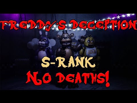 FNAF X DARK DECEPTION? | Freddy's Deception Fangame Playthrough (With S-Rank!)