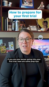 2.8K views · 14 reactions | Preparing for your first trial as a new...