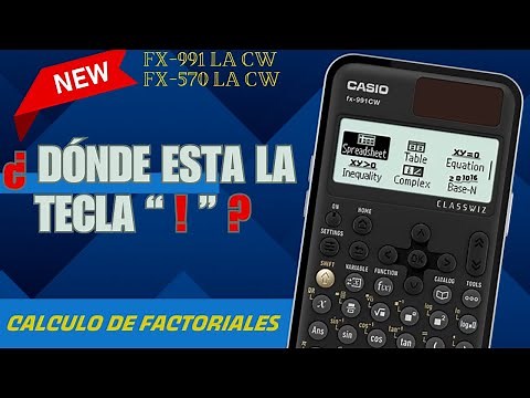 How to Easily Calculate Factorials (!) with Your Casio fx-570/991LA CW Calculator | Step-by-Step ...