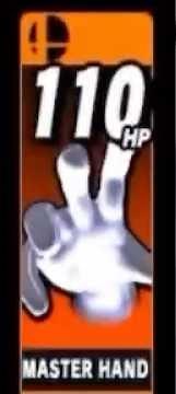Smash 3DS Master Hand (Damage Meter POV