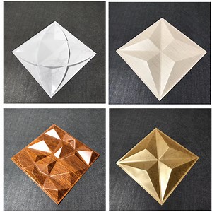 [Hot Item] Custom Textured Wallpaper Plastic PVC 3D Decorative Wall Panel