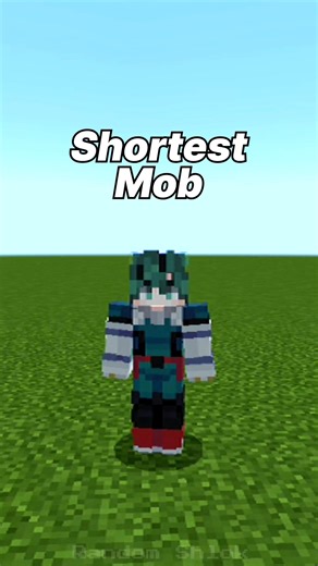 The SHORTEST Mob in Minecraft - (Hindi) #shorts
