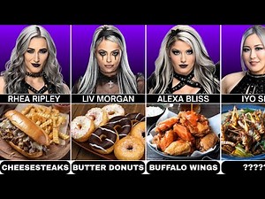 WWE Female Superstars And Their Favorite Food | wrestlinginc