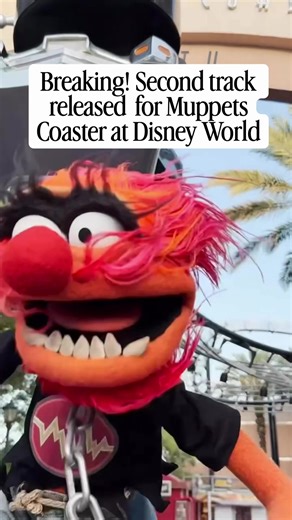 Song 2 just announced! The Electric Mayhem featuring Camilla the Chicken will sing ‘Born To Be Wild’ as part of the setlist for Rock ‘n’ Roller Coaster Starring The Muppets.opening date coming soon!!!