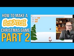 How to make a Christmas Game with Scratch FAST Part 2: The Falling Presents (BONUS: Sound!)