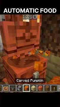 automatic cooked food machine #minecraft #youtubeshorts #minecraftpe #minecraftshorts