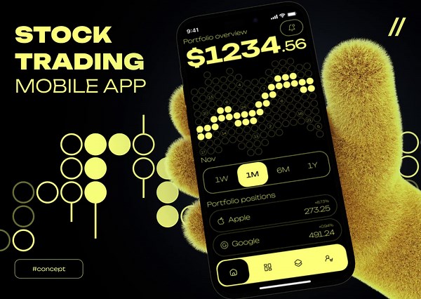Stock Trading Mobile iOS App Design