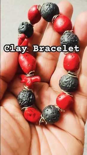 Diy Poly Clay Bracelet/DIY Polymer Clay Bracelet | Handmade Stretchy Cord Bracelet