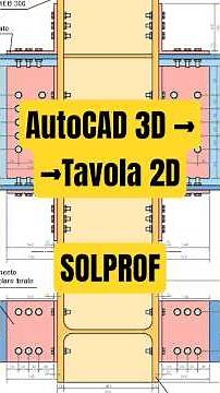 AutoCAD: From 3D to 2D in 30 Seconds (SOLPROF Trick)