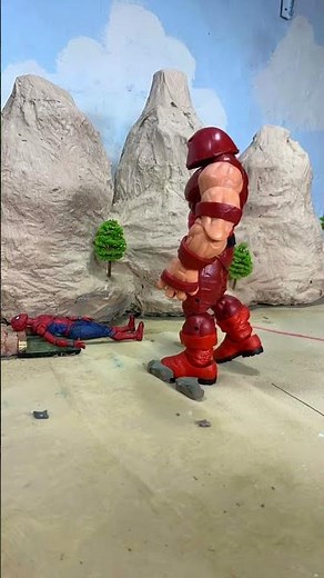 The Hulk's Revenge #stopmotion #juggernaut