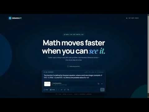 The Fastest Way to Solve SAT Math in Desmos | DesmosGPT Demo