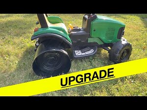 John Deer POWER WHEELS UPGRADE | Peg Perego Wheel Repair