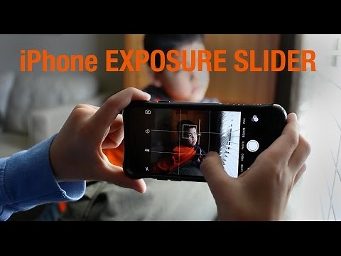 How to change brightness on iPhone camera