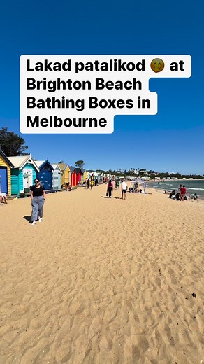 Brighton Beach Bathing Boxes are an iconic part of Melbourne🥰🥰🥰 sama na kayo sa pagpasyal ko mga ka mommy/ #everyone! #smtanchoco #TeamSasamahanKa #viralreels #reelsfbviral #reelsfb #reelsoftheday #viralreelsfb #reels #Kamommy | Mami She