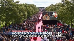 HONORING D-DAY HEROES: The world paused Thursday to celebrate the World War II heroes who stormed the beaches of Normandy on D-Day 75 years ago – with so many veterans making that journey back to be honored and to salute the brothers in battle they lost. David Muir reports. https://abcn.ws/2HZSHFS | ABC World News Tonight with David Muir