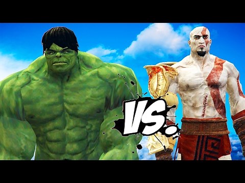 THE INCREDIBLE HULK VS KRATOS (God of War)