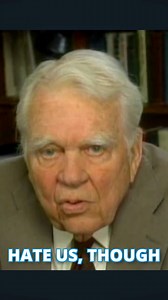 Flashback: On September 10, 2006, CBS’s Andy Rooney on 60 Minutes said the world hates the U.S. and that, rather than protecting ourselves, we should learn how to behave as a nation so foreigners won't want to kill us. | Media Research Center