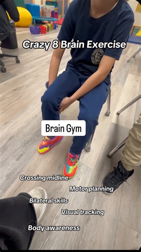 𝚃𝚑𝚎 𝙼𝚊𝚐𝚒𝚌 🐞𝚃 𝙱𝚞𝚐 | ♾️ This infinity loop Brain Gym activity is an excellent way to assess if kids struggle with motor planning. ♾️As you can see, each... | Instagram