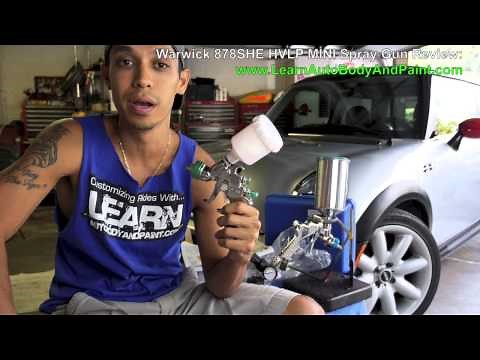 Warwick 878SHE Mini HVLP Spray Gun Review and Why ATOM Mini X16 is Better, See Playlist!