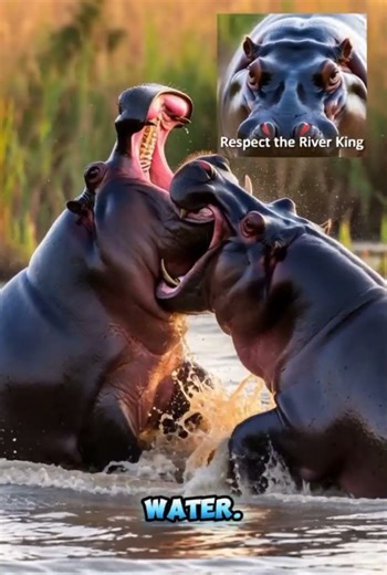 This Animal K*lls More Humans Than Lions, Elephants & Rhinos Combined - #shorts #Hippo