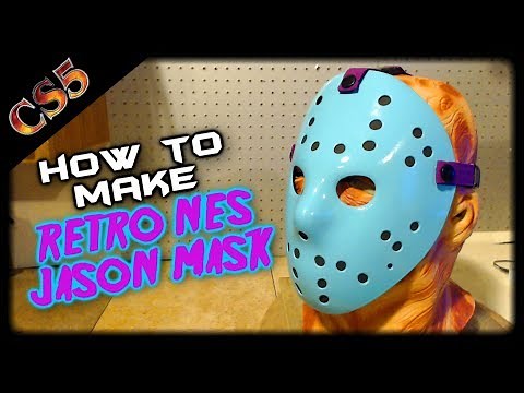 (D.I.Y) How to Make a Retro NES Jason Mask | step by step tutorial