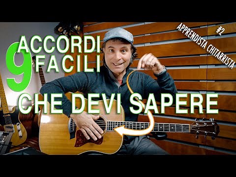LEZIONI DI CHITARRA PRINCIPIANTI | Suonare la Chitarra - Primi accordi per chitarra LEZ 2