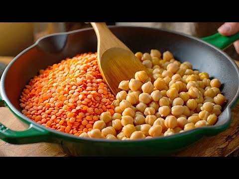 100g Lentils and 100g Chickpeas! A delicious recipe that I prepare every week!