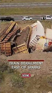 Train Derailment East of Sparks