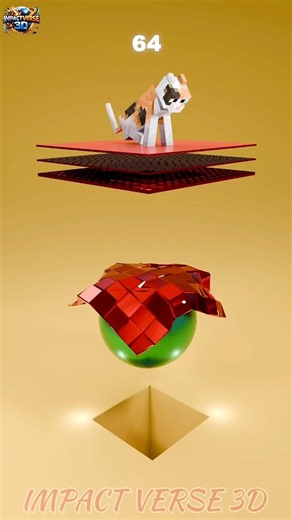 1Million Cloth vs Ball | Cat 3D Simulation 🐈💨 Which one works best? #3danimation #satisfying #asmr