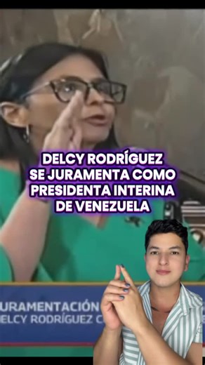 HÉCTOR | COMUNICADOR SOCIAL on Instagram: "Delcy Rodriguez se juramenta como presidenta interina de Venezuela. ¿Y lo que Donald Trump dijo dónde queda? ¿Acaso van a manejar, por estos meses, a Venezuela con control remoto? #colombia #show"
