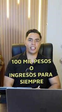 ASÍ se invierte 100 mil pesos MENSUALES para estar mejor que los demás