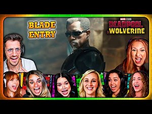 SURPRISING "Blade's Entry" Reactions! Deadpool & Wolverine Movie Reaction First Time Watching